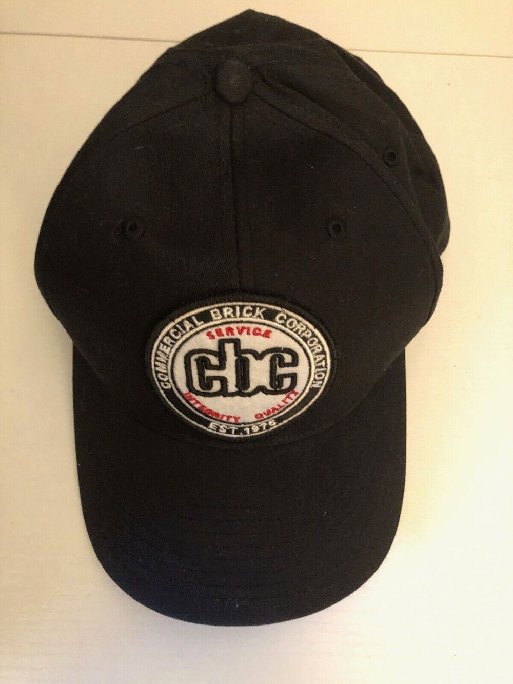 Commercial Brick Corp. Baseball Hat/Cap Black Snapback